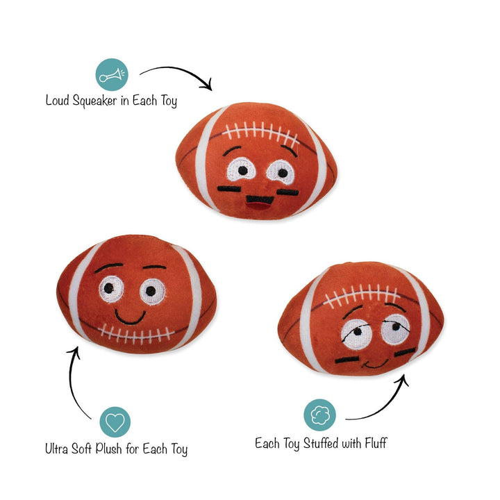 I Get a Kick Out Of You 3 Piece Small Dog Toy Set