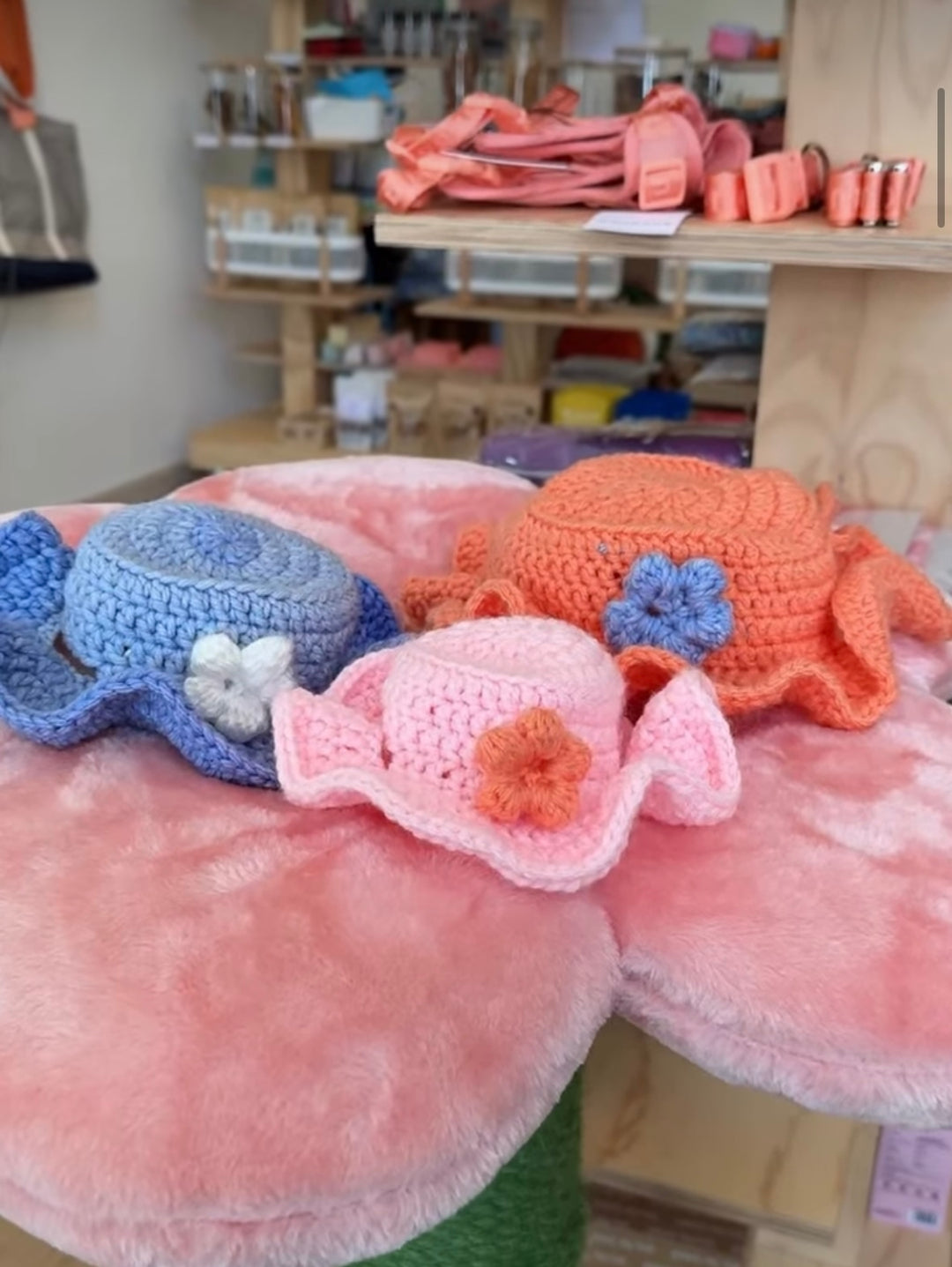 Crochet Flower Hat