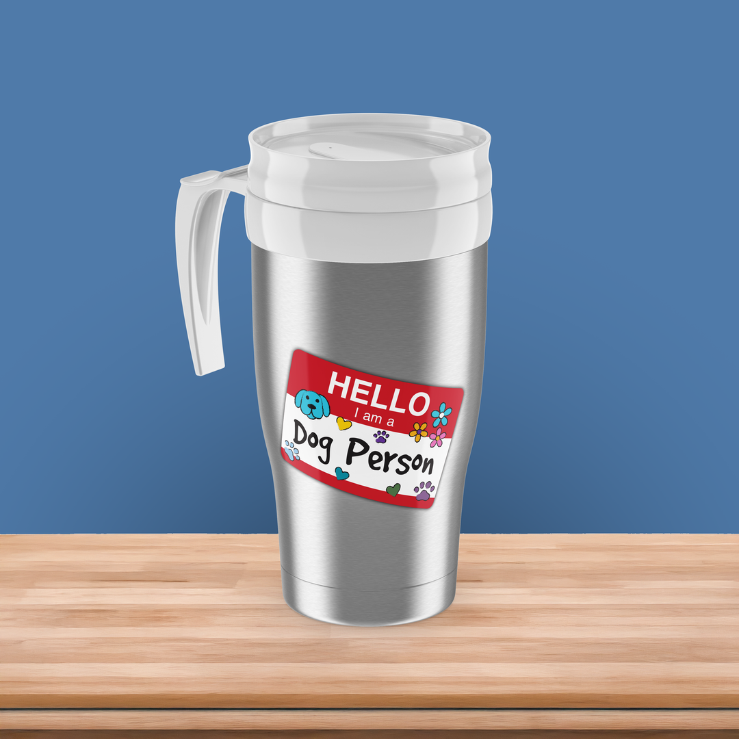 Hello…I am a Dog Person 3” Sticker