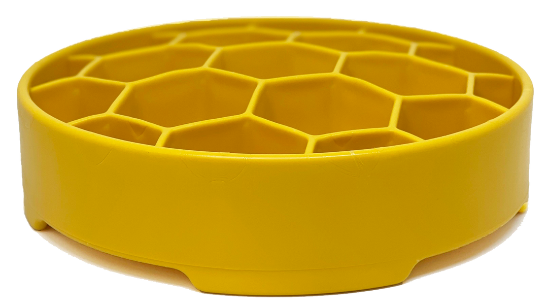 Honeycomb Design eBowl Enrichment Slow Feeder Bowl