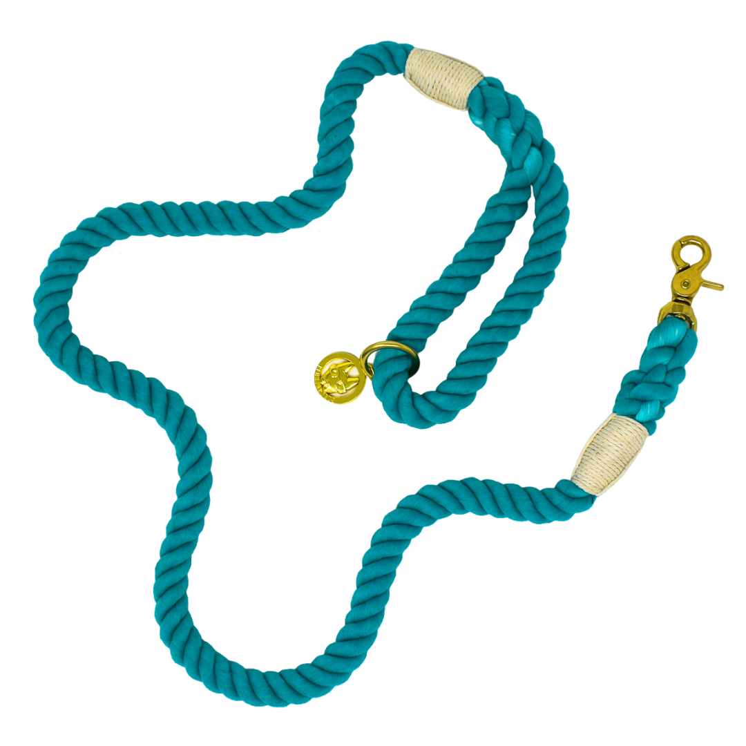 Ariel Green Rope Leash