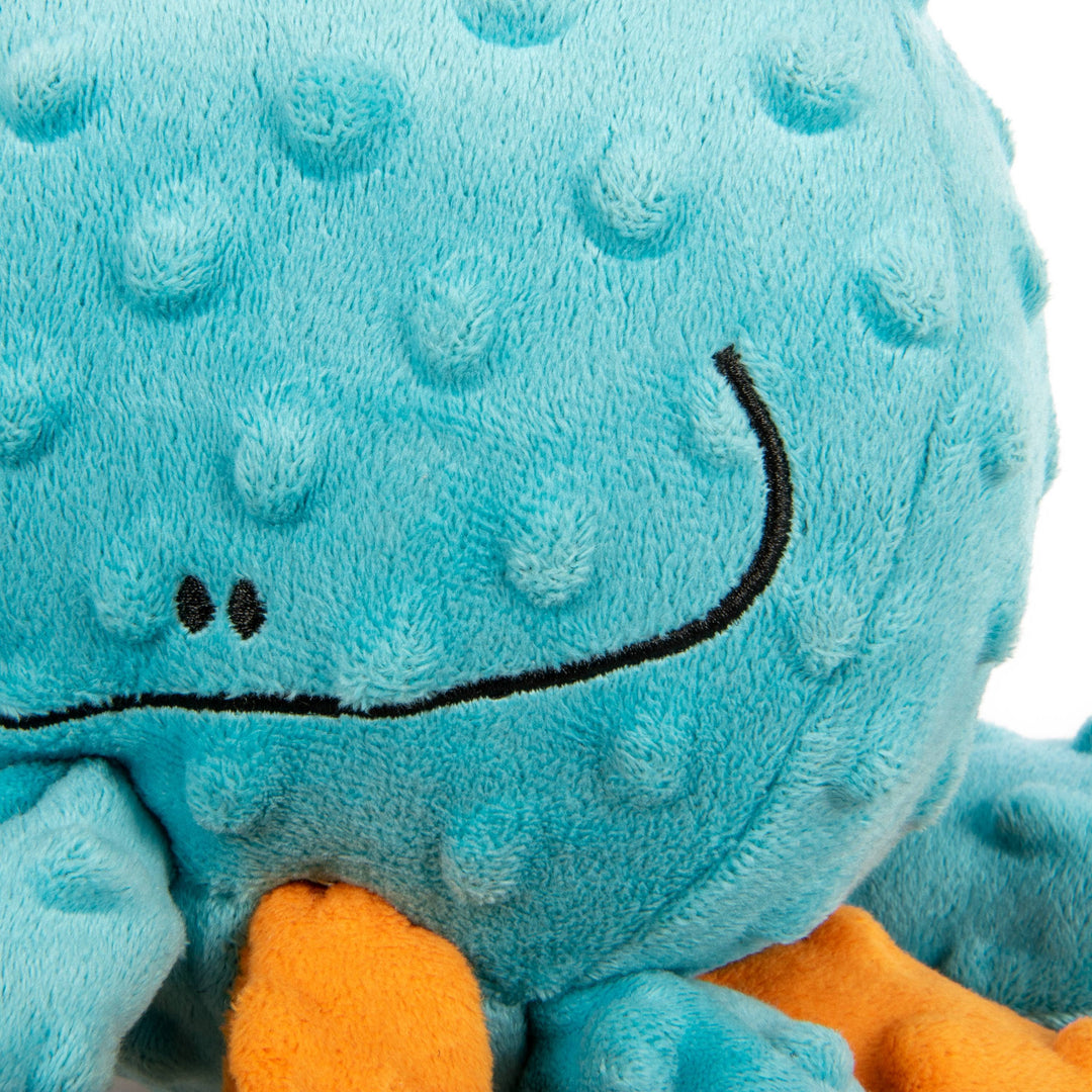 Crazy Tugs Octopus Squeaky Plush Dog Toy Large