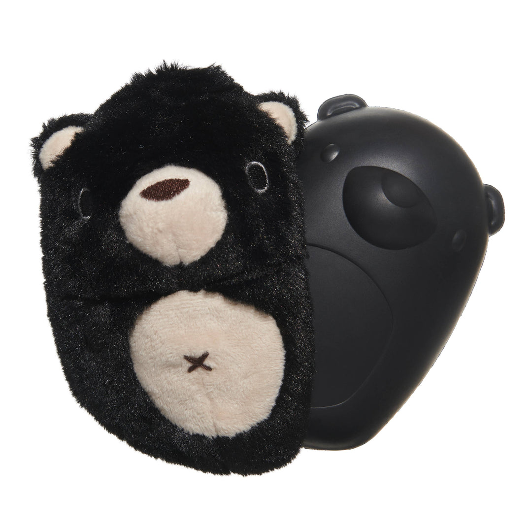 Super Chewer Black Bear Bones Dog Chew Toy M/L