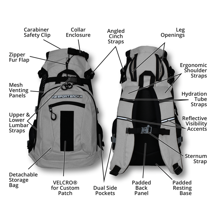 Plus 2 | Dog Carrier with Removable Storage