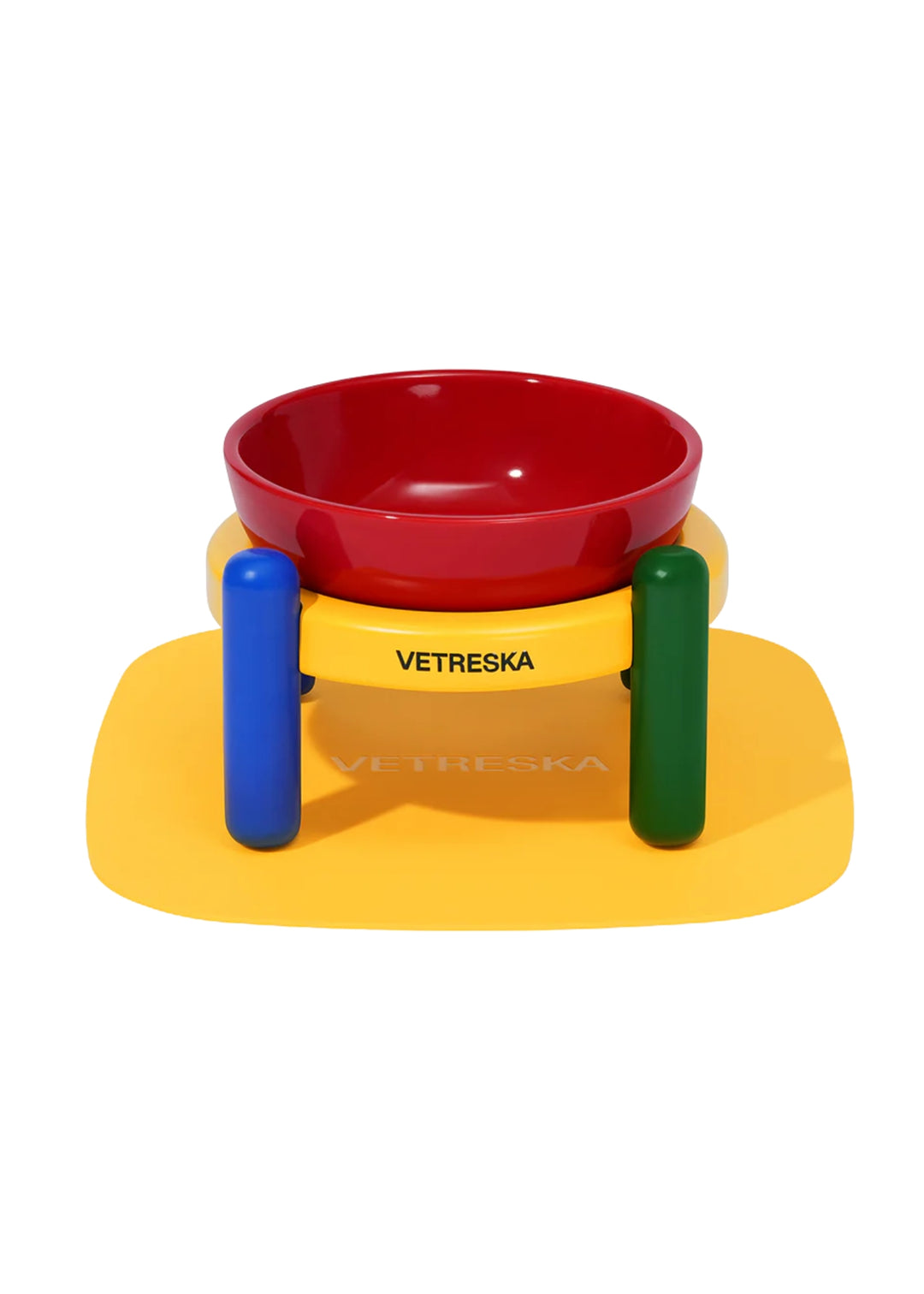 Chroma Ceramic Pet Bowl &amp; Mat Set