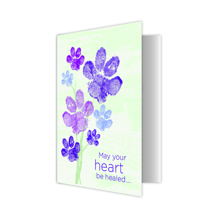Sympathy Card - May your heart be healed...