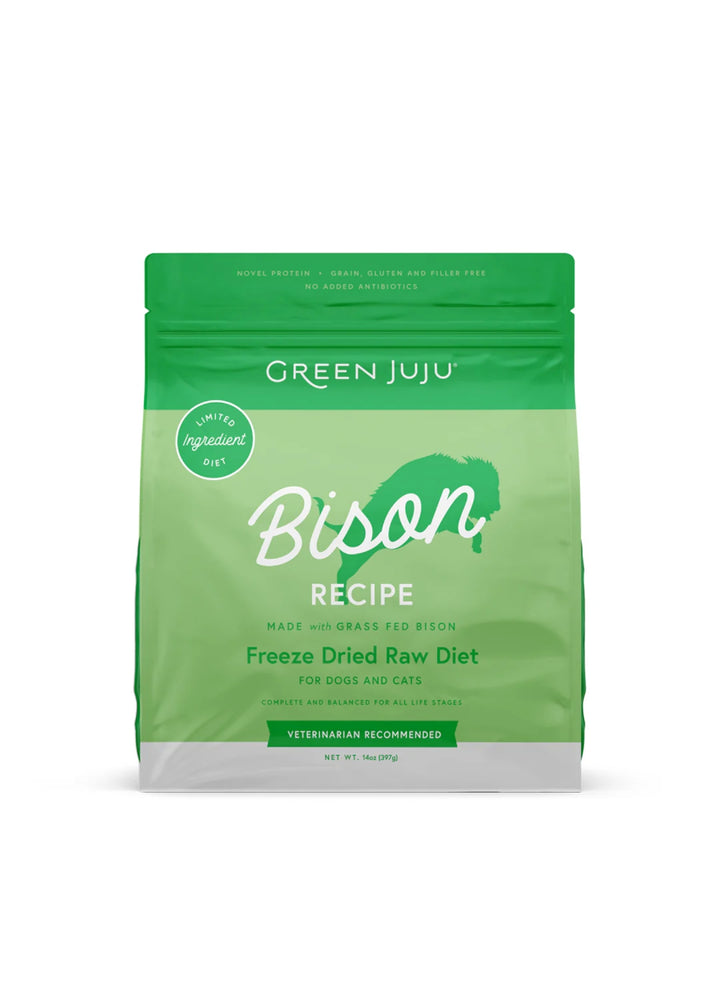 Bison Recipe Freeze Dried Raw Diet 14oz