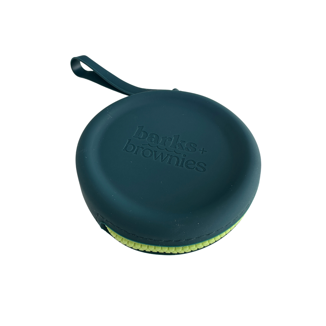 Silicon Treat Pouch - Forest Green